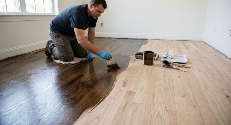 Hardwood Floor Staining in Black Hawk, CO