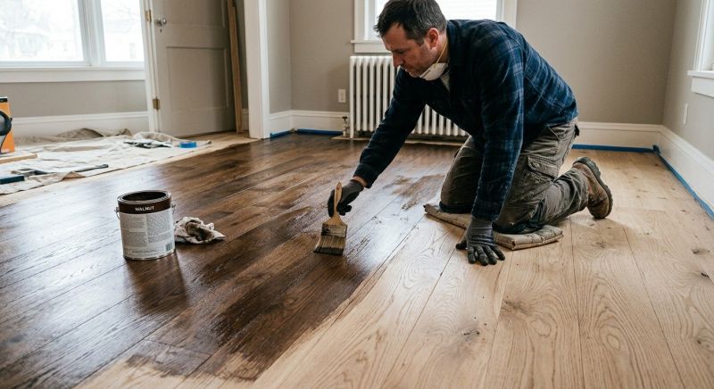 Hardwood Floor Staining in Brighton, CO