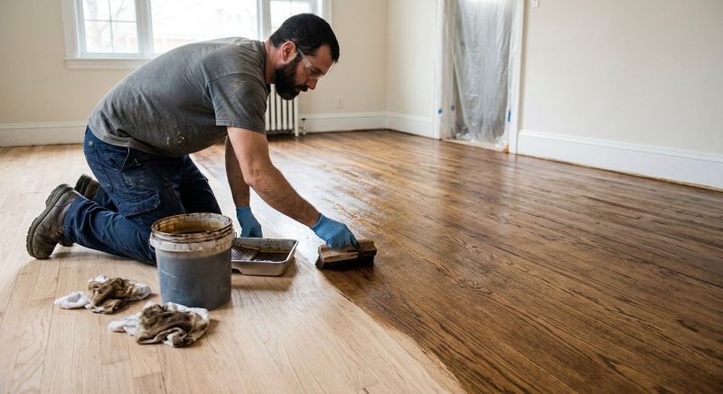 Hardwood Floor Staining in Denver County, CO