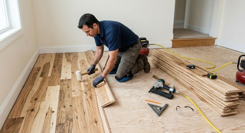 Hickory Floor Installation in Boulder, CO