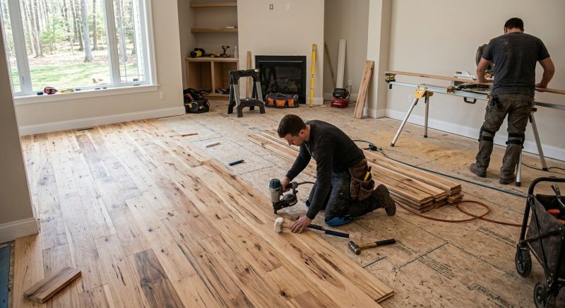 Hickory Floor Installation in Boulder, CO