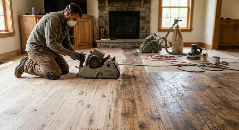 Hickory Floor Refinishing in Boulder, CO