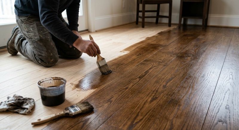 Maple Floor Staining in Boulder, CO