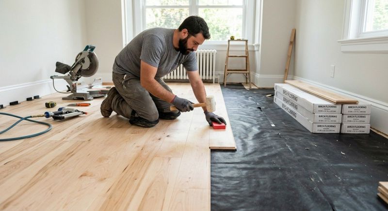 Maple Flooring Installation in Jamestown, CO