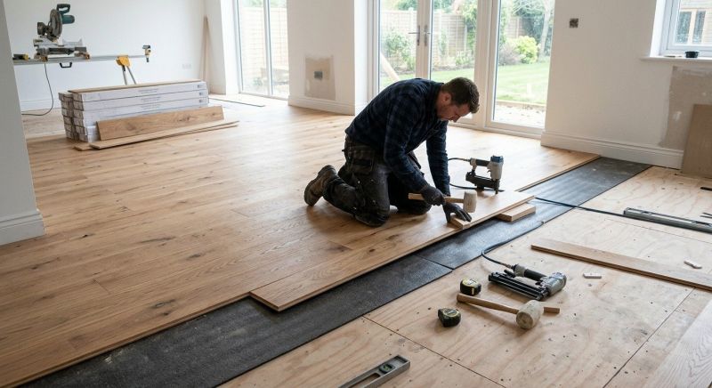 Oak Floor Installation in Brighton, CO
