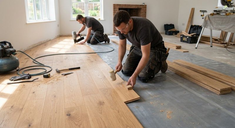 Oak Floor Installation in Commerce City, CO