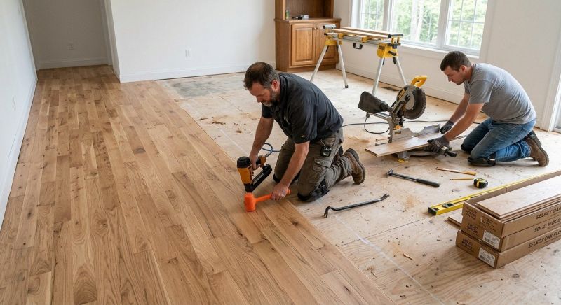 Oak Floor Installation in Fort Lupton, CO
