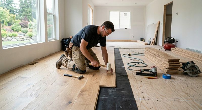 Oak Floor Installation in Golden, CO
