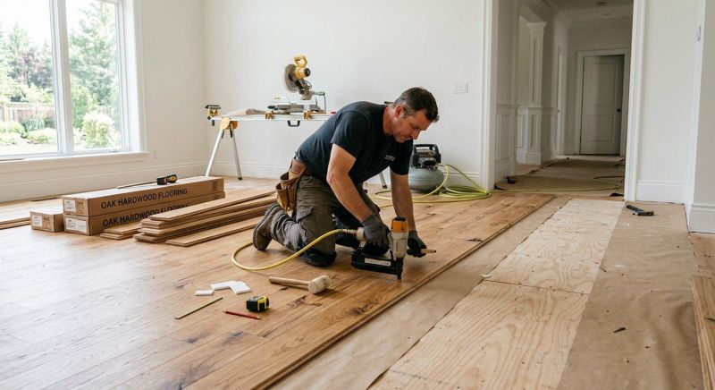 Oak Floor Installation in Johnstown, CO