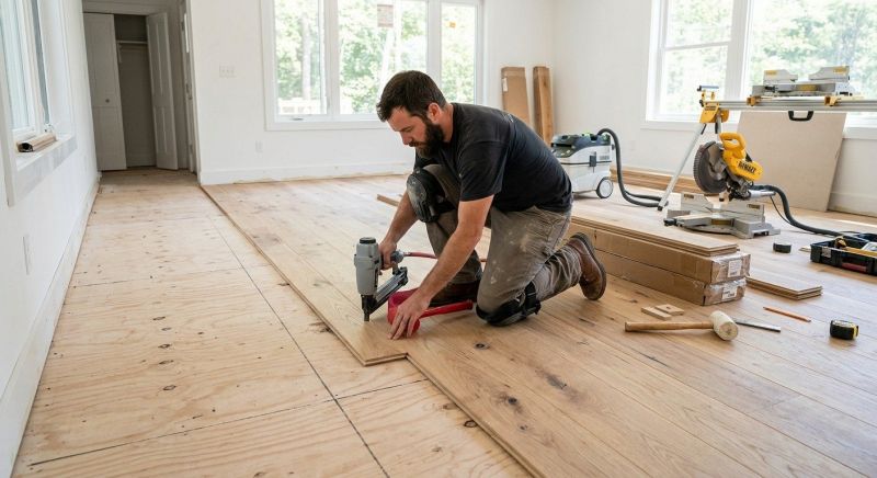 Oak Floor Installation in Lafayette, CO
