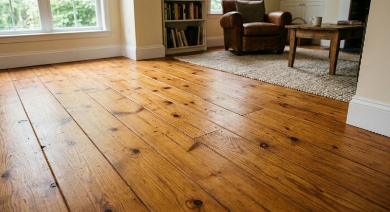Pine Floor Installation in Boulder, CO